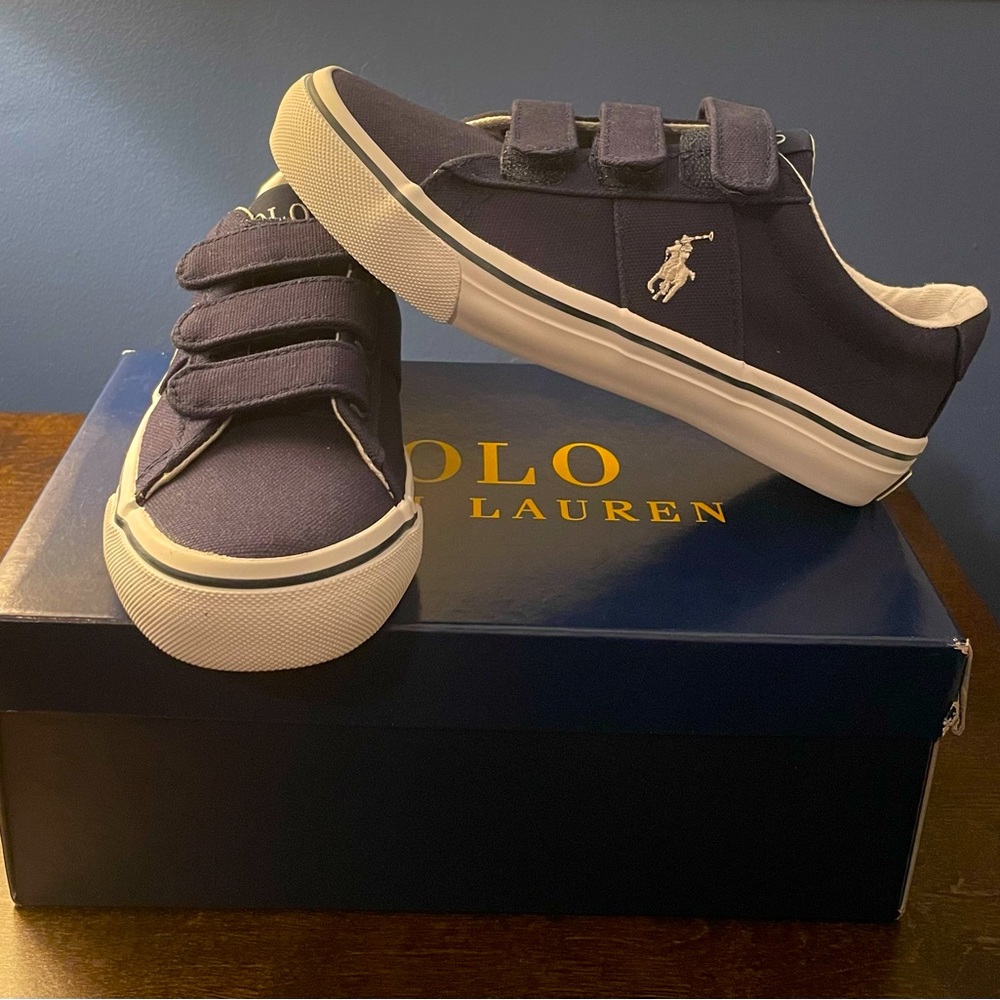 BRAND NEW Ralph Lauren canvas sneakers